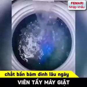 Viên Tẩy Vệ Sinh Lồng Máy Giặt Diệt khuẩn Và Tẩy Chất Cặn Lồng Máy Giặt Khử Khuẩn Hiệu Quả Hộp 12 Viên
