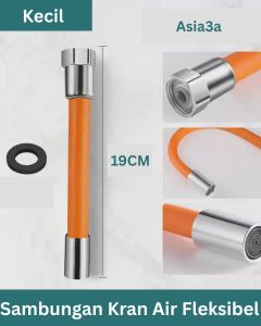 SAMBUNGAN KERAN AIR FLEXIBLE SELANG AIR ELASTIS 360 DERAJAT