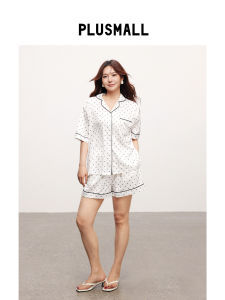 Comfortable Loose Satin Print Sleepwear Set