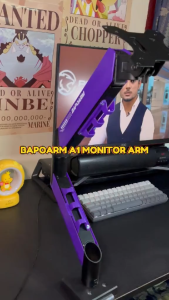 Bapoarm A1 Monitor Mount VESA Universal Fits 17-32" Dual Installation Office Desk Space Saving