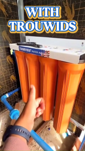 4 Stage Household Outdoor Water Filter System 20 Inch Penapis Air 户外过滤器净水器