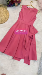 MyDu Shop | MS 2341 – Đầm Dự Tiệc Thun Umi Bèo Váy Che Bụng Quyến Rũ