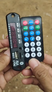 JAYA Kebidu Tape Mobil Audio Speaker MP3 Player Ampli Bluetooth Wireless Receiver - 747D