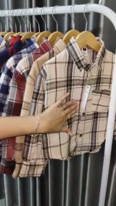 Kemeja Flanel Anak Perempuan Kotak-kotak Impor Cewek Premium