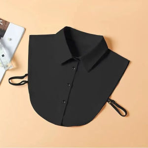Detachable Dickey Collar Blouse For Women Fake Half Shirt Collar Faux False Half Shirt Blouse Collar Top For Jacket Sweater