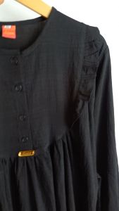 Gamis Nabila dewasa jumbo Ld 115 - 120 ukuran XL XXL terbaru 2024 style remaja lebaran Crinkle dress