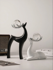 Luxury Crystal Deer Decorative Figurine