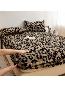 Warm Plush Bed Cover Milk Fleece Mattress Protector