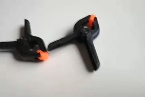 Alat Adjustable Wood Spring Clamp: Klem Pegas Klip Tang Nylong ABS Penahan Pres Press