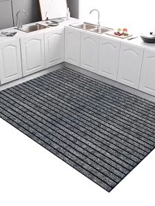 Kitchen Rug Wash-free Oil-proof Anti-slip Anti-doorway Staircase Corridor Aisle Mat Water Washable Dirt-resistant Carpet