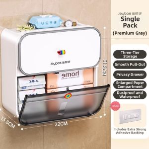 Joybos | Waterproof Toilet Paper Dispenser With Shelf