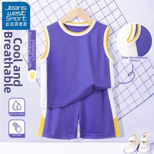 JEANSWEST SPORT | Quick-drying Boys Basketball Uniform Summer