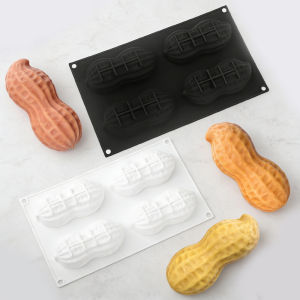 Peanuts Design 1 or 4-Cell Food Grade Silicone Chocolate Mold French Mousse Cake Mould Party Dessert Tools Kitchen Bakeware