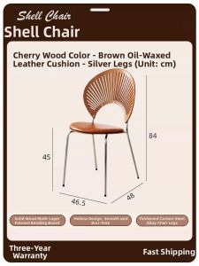 XIANGNANSONG | Solid Wood Comfortable Dining Chair