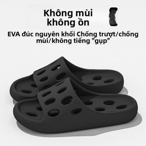 MONLEYTA | Dép chống trượt phòng tắm cho nữ Dép EVA thoáng khí nhanh khô trong nhà Giày lười chống mùi cho ký túc xá và nhà tắm