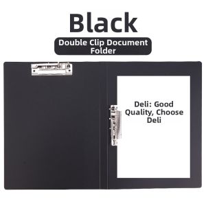OUKUMAN | Organizing Strong Double-Clamp File Folder