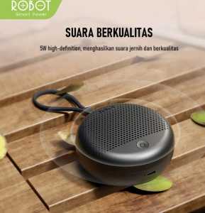 SPEAKER BLUETOOTH CHIP 5.1 PORTABLE ROBOT RB30 TWS TRUE WIRELES STEREO