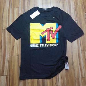T-shir Kaos Pria wanita Music Television Premium