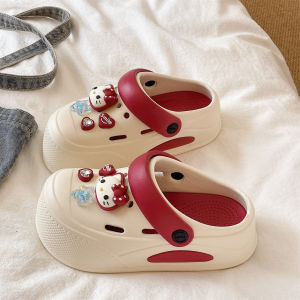 Comfortable Anti-slip Thick Sole Increased Height Closed Toe Sandals