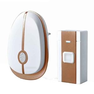 MR Wookee Bel Rumah Tanpa Kabel Doorbell Wireless (AC) Bel Pintu Door Bell Wirelles Remote + Gratis 1X Battery AA 23A Bell Pintu Wireless Doorbell / Bell Pintu Rumah / Door Bell Bel Pintu Batterai Wireless Tanpa Kabel - Warna Acak