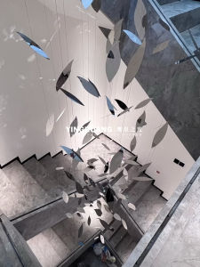 Đèn Trang Trí Cầu Thang Xoay Nghệ Thuật Treo Biệt Thự Khách Sạn Nhà Hàng Lối Đi Sáng Tạo Treo Trần Nhà Trang Trí Hiện Đại Đơn Giản