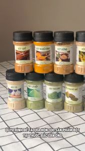 Bột lá neem Ẩn Độ 100g bột lá vông nem nguyên chất thơm mịn dùng đắp mặt dưỡng da - Lãn Ông