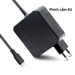 Bộ Sạc Tường USB-C 90W Hỗ Trợ Power Delivery PD Cho MacBook Pro Air 2018 HP Dell ASUS Lenovo iPad Pro - Cổng EU