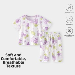 TONGLIANCHUXIN | Short-sleeved Cotton Summer Lightweight Toddler Clothes Set