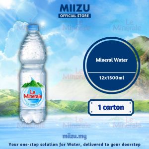 LE MINERALE Natural Mineral Water 12x1.5L