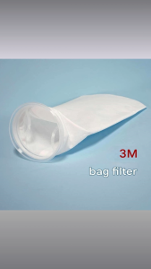 3M Industrial Bag Filter – Nonwoven Filter Housing Clamp | 5/10/25 Micron | PP/PE Material | Ships from Korea