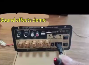 【COD】Fiber Input Amplifier 900W 12V/24V/220V Digital Bluetooth Stereo Amplifier Board Subwoofer D50 D30