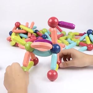 GTB 25/36/42/64 DIY Mainan Magnet Stick Balls Magnetic Building Blocks Puzzle Kreatifitas Toys T040