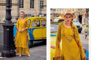 [INSTOCK Collection] Riwaaz Designer 3pcs Kurti Suit with Exclusive Handwork & Embroidery on Milan Silk with Cotton Lining