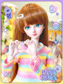 Gift House Modified Doll Princess Plaything 60cm Girl Fairy Tale Doll Vivian Home Makeup Doll Fairy Sugar Glue Material. 
