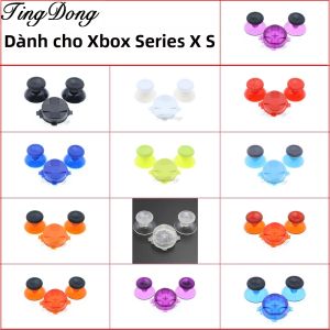 1 Bộ Phụ Kiện Điều Khiển Xbox Series X S D-pad Phím Hành Động Chéo Nút Hướng Ngón Tay Cái Dính Grip Joystick Nắp Bao Da