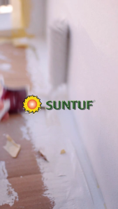 SUNTUF PVC PE Transparent Plastic Sheet Plastic Drop Cloth Canvas Paint Floor Cover Painting Sheet Kanvas Plastik Cat