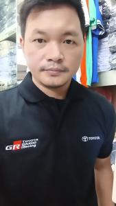 TLC12 Toyota GR Gazoo Racing Kaos Kemeja Bordir Komputer