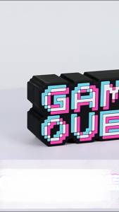 Retro "Game Over" Pixel Portable Speaker Funny Decorative Ornaments