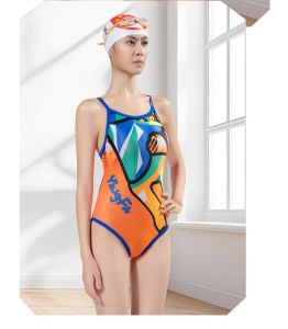 2025 Yingfa Swimsuit Professional WomenS Racing One-Piece Sports Training Triangle Sports Swimsuit Improve Speed Competition Swimwear