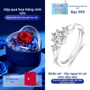 East Beauty | Nhẫn Bạc Sứa 999 Cho Đôi Lứa