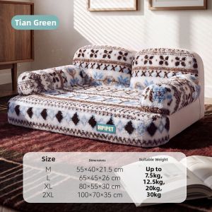 hipidog | All-Season Washable Latex Dog Bed for Large Dogs