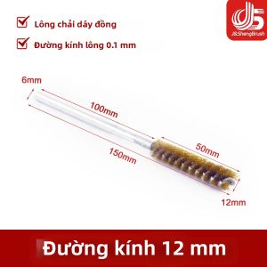 Bàn Chải Ống Dây Đồng Công Nghiệp Dùng Cho Việc Làm Sạch Lỗ Khoan Chống Ăn Mòn Đường Ống Dụng Cụ Khoan Xoay Dùng Điện Để Loại Bỏ Gờ Cạnh Kim Loại Làm Sạch Rỉ Sét