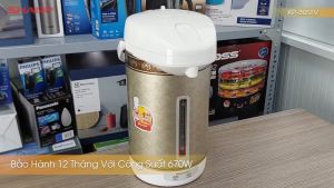 Bình thủy điện sharp KP-30STV (RB) hàng chính hãng 100% trưng bày mới 99% bảo hành 12 tháng chính hãng