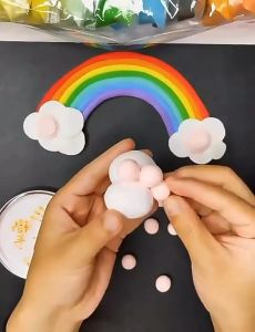 Clay Mainan Anak Isi 12pcs Mainan Anak Soft Clay Dough Lilin Warna Super Light Serbaguna