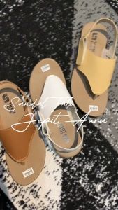 AURA 3LOOK Sandal Wanita Tali Jepit Slide Slip On Anti Licin Sol Karet Teplek Motif Pastel Kombinasi Sendal Flat Color Series Terbaru 2024