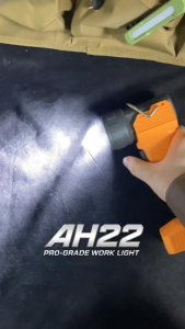 ASAFEE AH22 Magnetic Work Light 4000mAh Rechargeable LED Main and Side Lamp Folding Hook 90 Degree Rotation Portable Outdoor Emergency Light