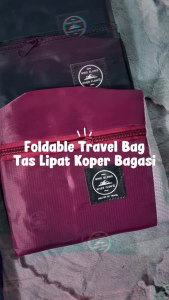 Korean Foldable Travel Bag Hand Carry Tas Lipat Koper Bagasi Organizer Waterproof