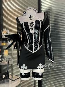 Bộ Đồ Ngủ Gợi Cảm Cosplay Đính Dây