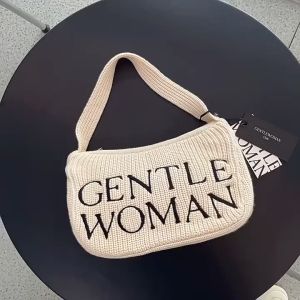 GENTLEWOMAN PREPPY KNIT SHOULDER BAG PREMIUM QUALITY / TAS GENTLEWOMAN IMPORT BANGKOK / TAS FASHION PREMIUM / TAS VIRA BKK PO BKK MURAH