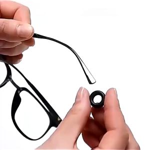 1 Pasang Pengait Kacamata Silikon / Ear Hook Silikon Bulat / Anti Slip Kacamata Silikon Bulat / Karet Anti Slip Kacamata Penahan Telinga